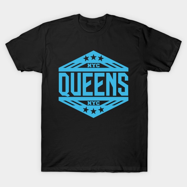 Queens NYC T-Shirt by colorsplash